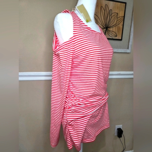 Michael Kors Red and White Striped Top New. - Picture 2 of 12
